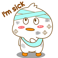 Bebe Cute white duck animated