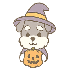 Fluffy Schnauzer Autumn Set2