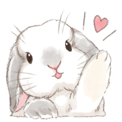 日常使い「垂れ耳うさぎ（フロスティ）」