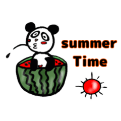 夏　ぱんみょんスタンプ
