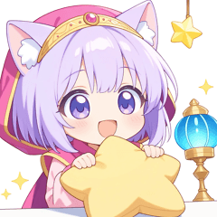 Arabian Nights Cat Girl Sticker