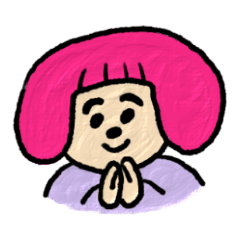 やさしい気遣いピンクちゃん