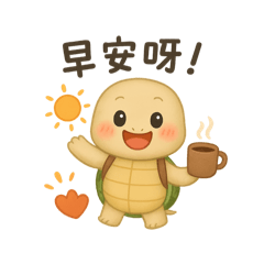 可愛龜日常聊天貼圖