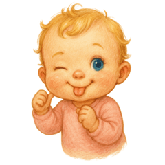 寶寶貼圖～繪本風可愛風格～