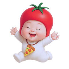 穿著番茄裝的嬰兒 (NT)