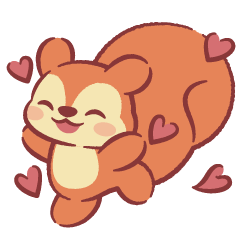 Lots of squirrels Sticker