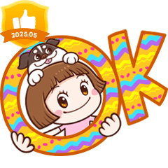 Happy girl 19 (Word sticker)