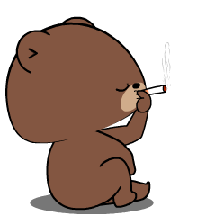 Cute Weird Bear : Animated Stickers