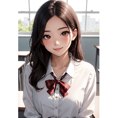 청순한 소녀 사진