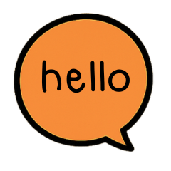 Colorful doodle English