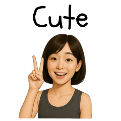 Playful chic girl English