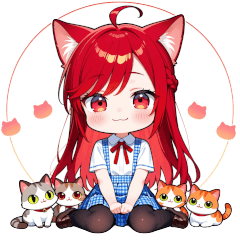 ネコ耳ちゃんの日常スタンプ ２