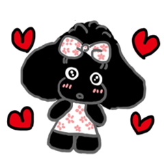 Black poodle Sora