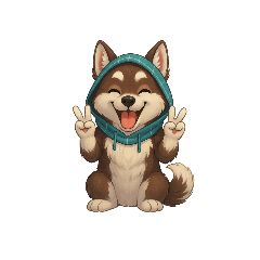 哈士奇小萌犬日常