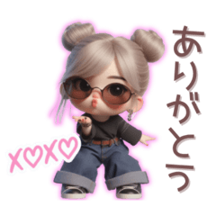 お団子ヘア❤️使いやすいギャルの日常