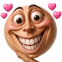 顔文字くん 8 (写実バージョン)