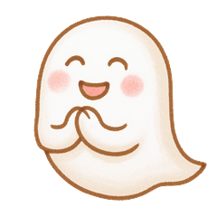Cute Friendly Ghost Emotions