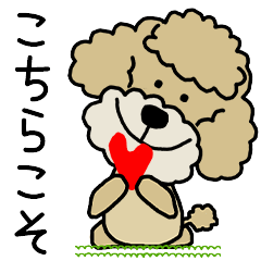 * TOY POODLE Sticker *