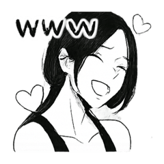 Cute Girl Stamp<3