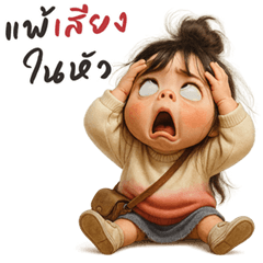 Mali cute girl (Big Stickers)