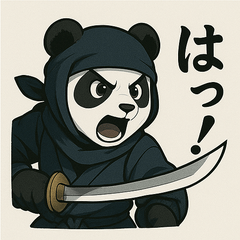 Cool Panda Ninja