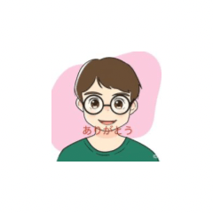 glasses boy Stickers