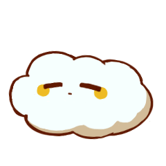 Softly the expression of the clouds