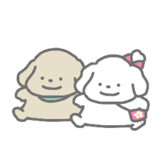 ふたりの日常スタンプ(文字なし)