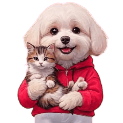 It moves! Fluffy fun!