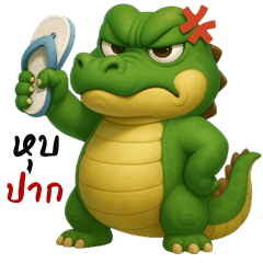 Cheeky Crocodile (Big Stickers)