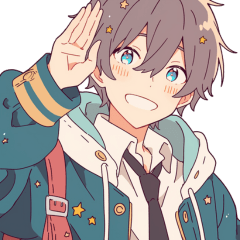 ゆるカワ男子学生の日常スタンプ