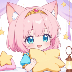 Arabian Nights Cat Girl  Sticker