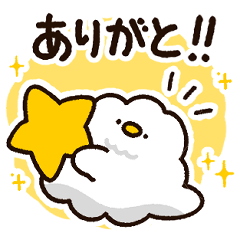 MOKODORI thanks sticker