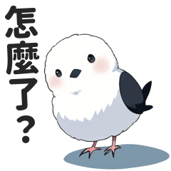 日本北海道銀喉長尾山雀日常對話貼圖