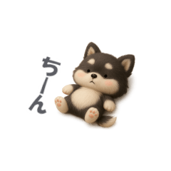 "super small" 3D Black Pomeranian