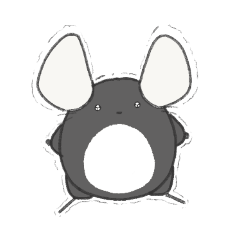 まるっとチンチラ①(ブラック)