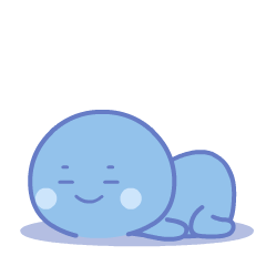 Blue Slime : Animated Stickers