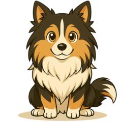 Expressive Sheltie Toby