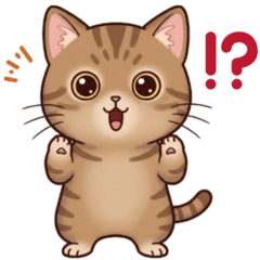 Cute Cats Daily Life Stickers