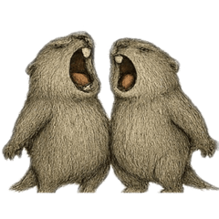 土撥鼠想大聲吼！