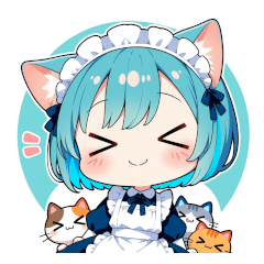 ネコ耳ちゃんの日常スタンプ