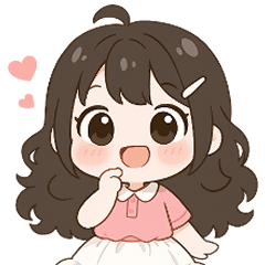 粉色上衣的女孩