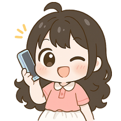 粉色上衣女孩大貼圖