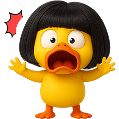 Duck Short bangs (No Text)