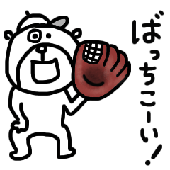 Bear of the baseball enthusiast.