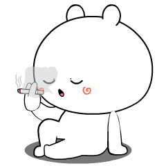 Weird Round Rabbit : Effect stickers