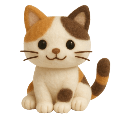 フェルトぬいぐるみの猫 - LINE スタンプ | LINE STORE
