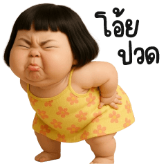 Chubby girl Yellow floral dress