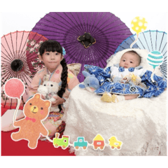 璃空100日記念スタンプ