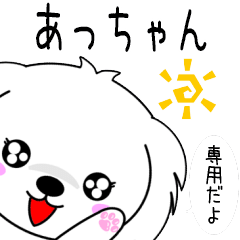 ♦️あっちゃん専用♦️使える名前スタンプ
